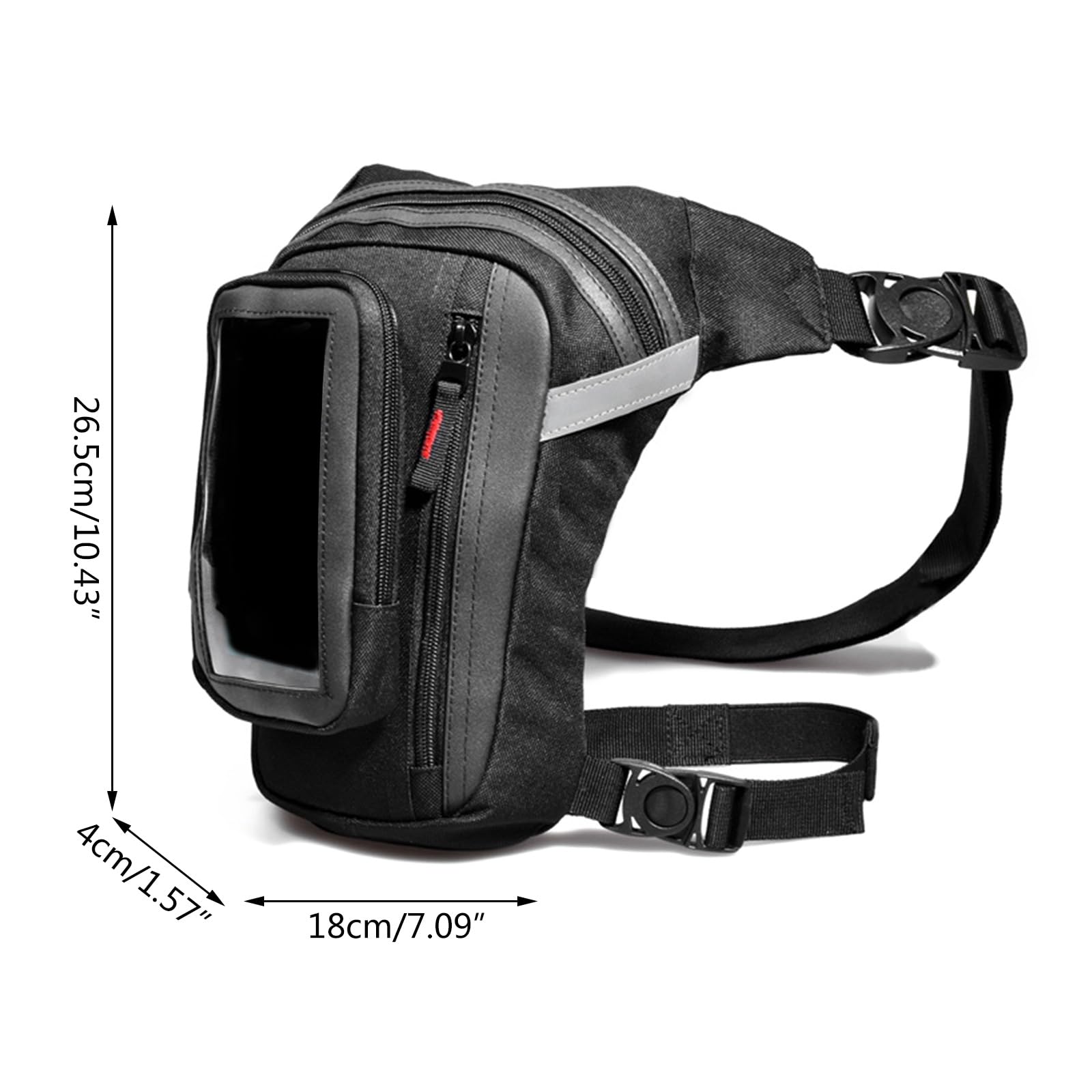 Unahtinr Men Drop Leg Pouch Tools Bags Waterproof Leg Bag Fanny Pack Thigh Bags Bike Cycling Hip Bag Portable Waist Packs