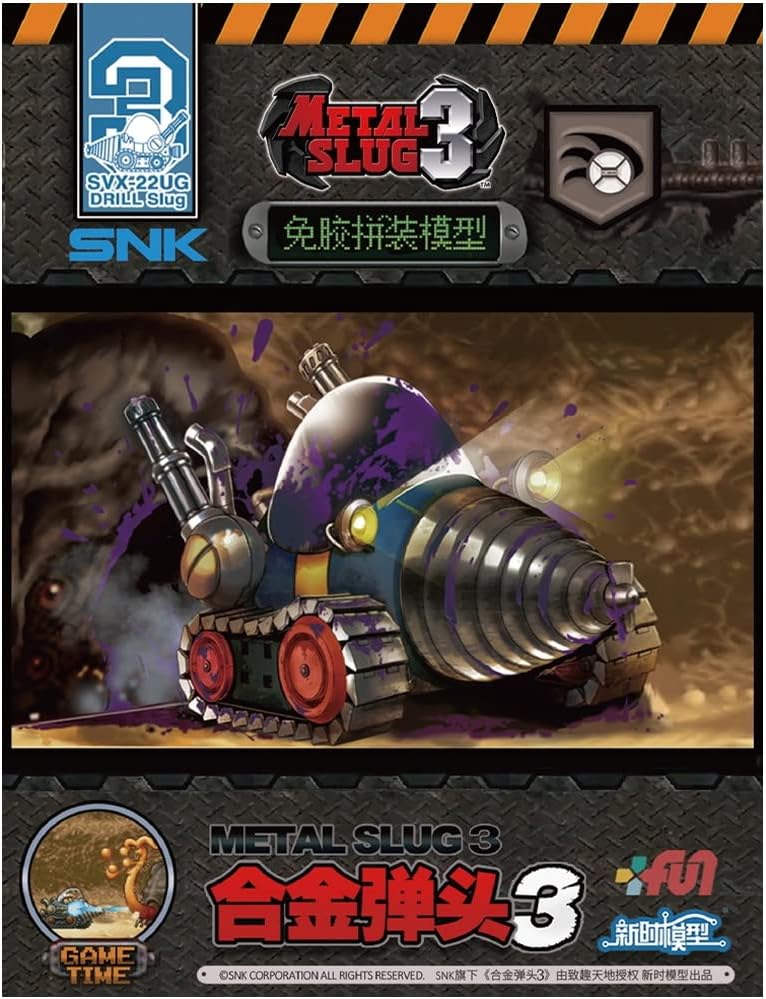 New Time Model Metal Slug 3 SVX-22UG Drill Slug Plastic Model XNSMS3003