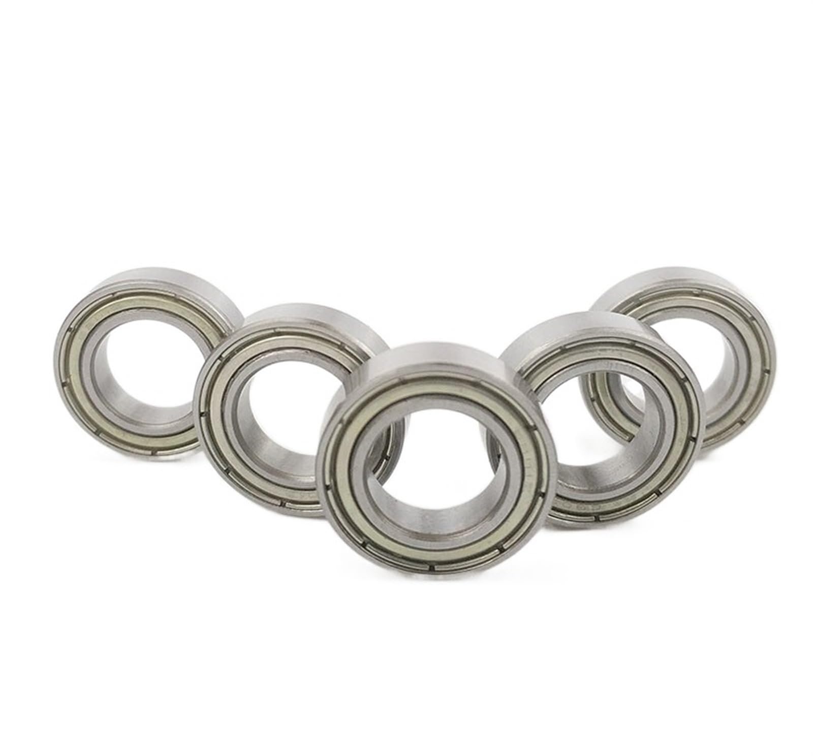 VSPPJYFG Bimetal Seal Shield Micro deep Groove Bearing 10pcs 6801ZZ 12x21x5mm ABEC-1 Thin Section Deep Groove Ball Bearing