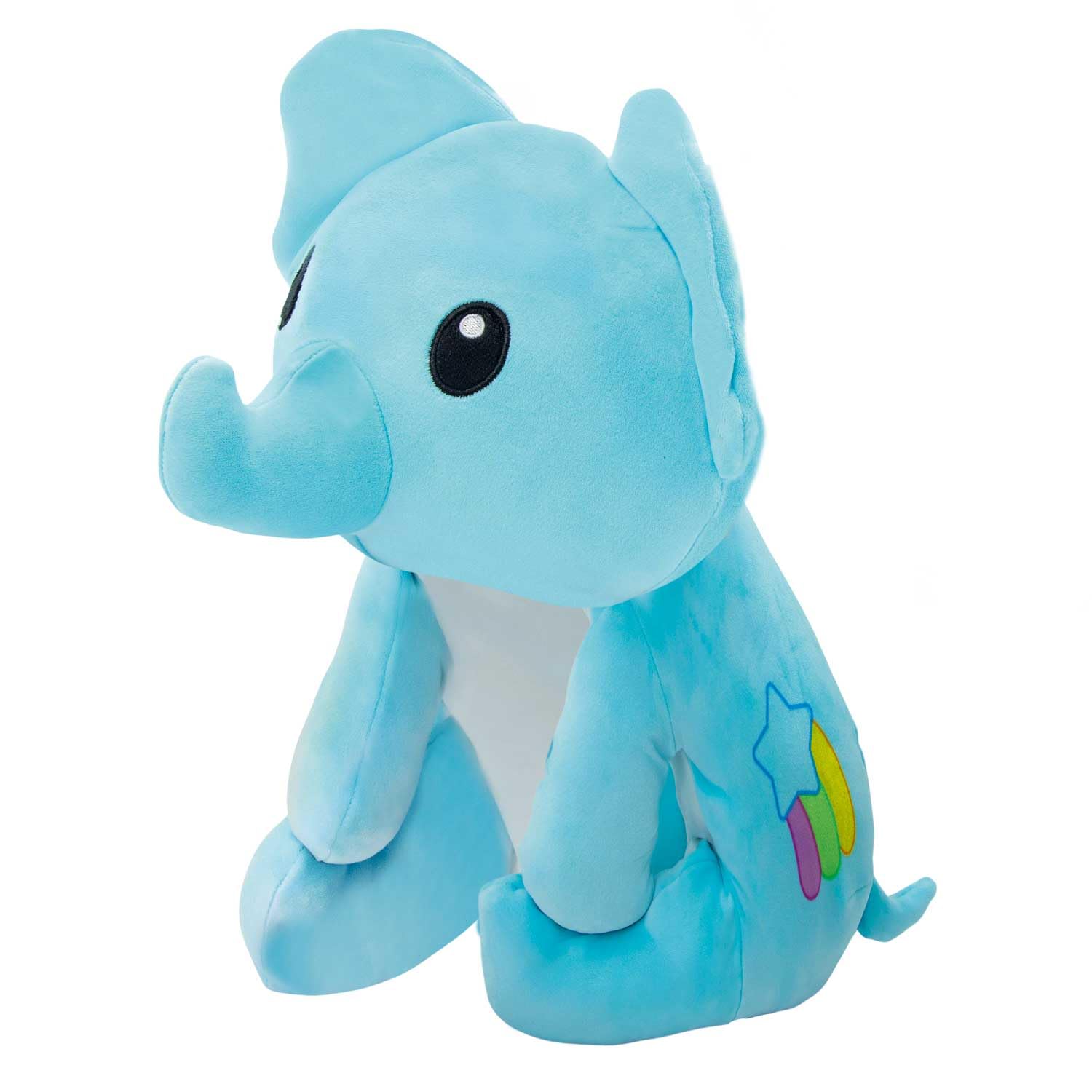 CRAZE DreamHugs Trompy Elephant Plush – Weighted Kawaii Plushies, Soft Stuffed Animal Cuddly Toy, Sleep Buddy for Kids & Adults, Blue