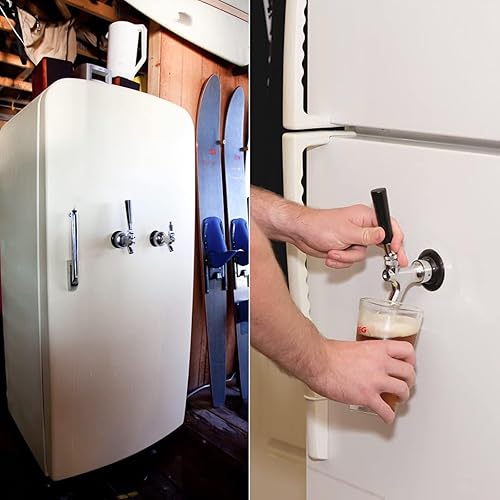 Miniatura 6 de Hgkeke Kit de grifo de tiro de vástago de 3 pulgadas, núcleo de acero inoxidable, cromado, grifo a prueba de fugas con púa de 14 pulgadas para línea