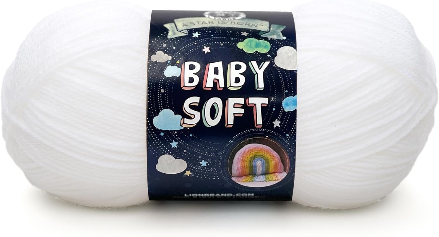 Lion Brand Yarn - Baby Soft - 6 Skein Assortment (Pastels)
