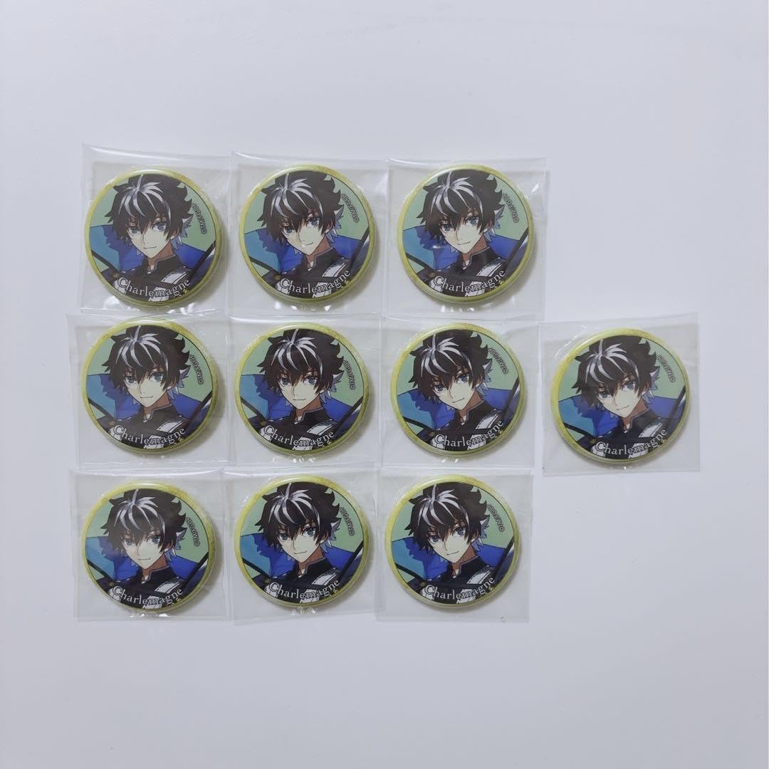 Amazon.co.jp: Fate FGO 霊基召喚缶バッジ シャルルマーニュ 10個 