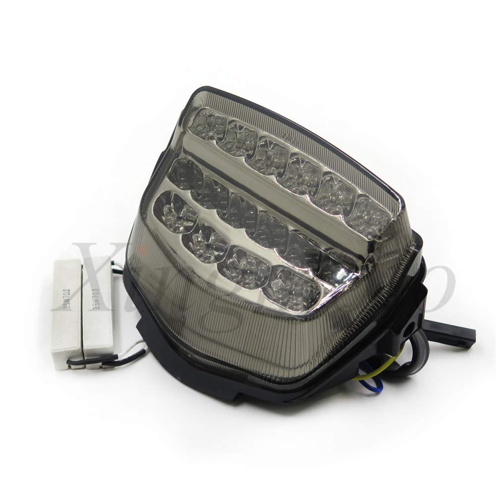 Xingmoto NBX- Motorcycle Smoke Led Tail Light Brake Light with Integrated Turn Signals Indicators For Compatible with 2008-2012 CBR 1000RR / CBR1000RR / Fireblade