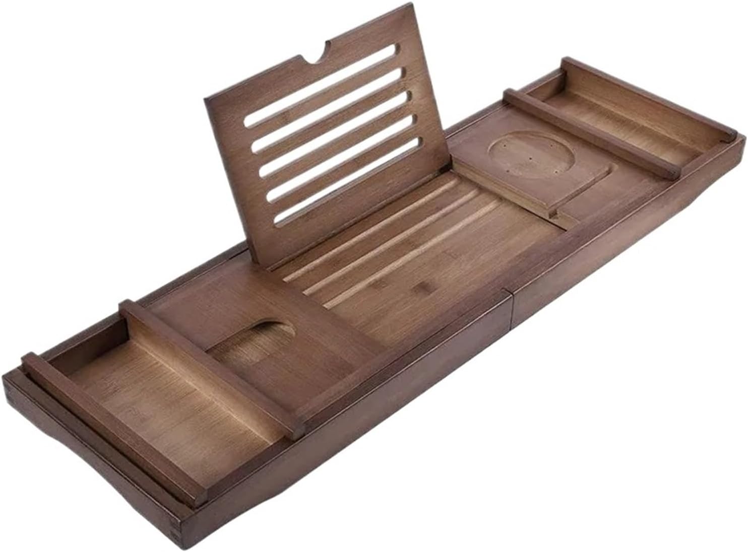 Wood Shelves Bathtub Storage Tray Bathroom Bridge Extendable Mobile Bamboo Floating Rack Design Bandejas Home Garden