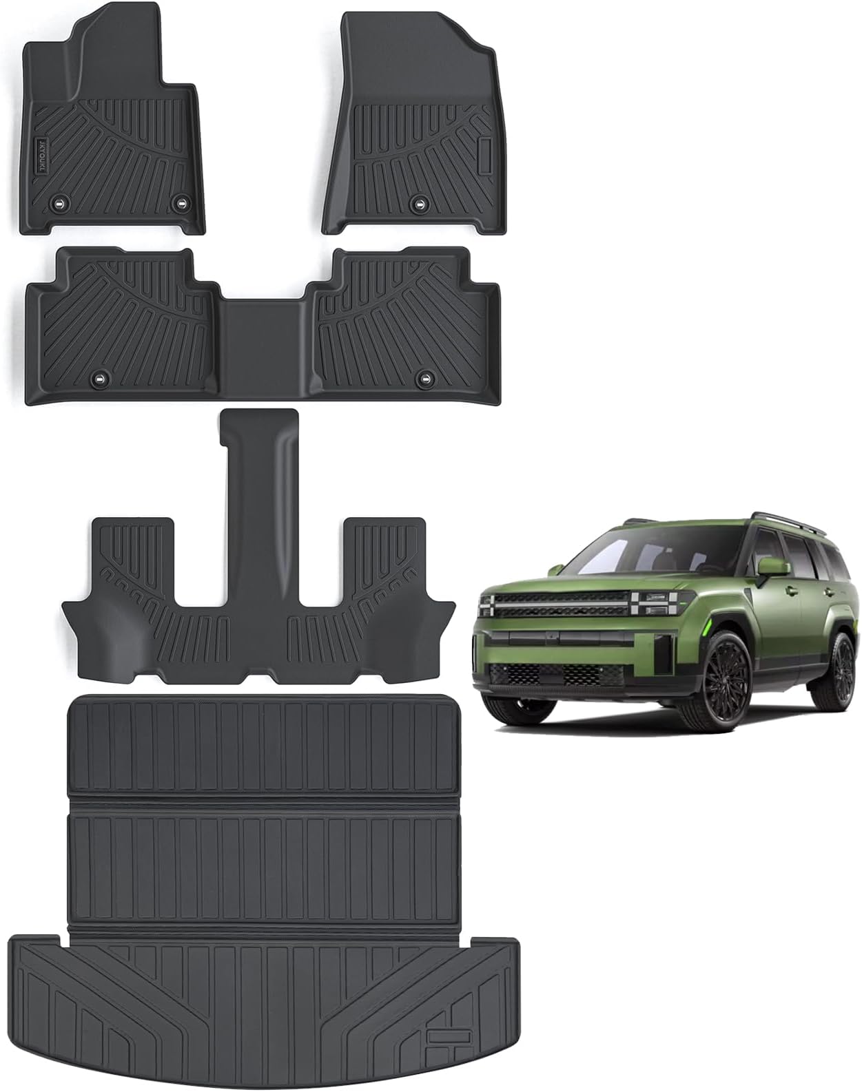 Naibeve Floor Mats for 2024 AllNew Hyundai Santa FE All