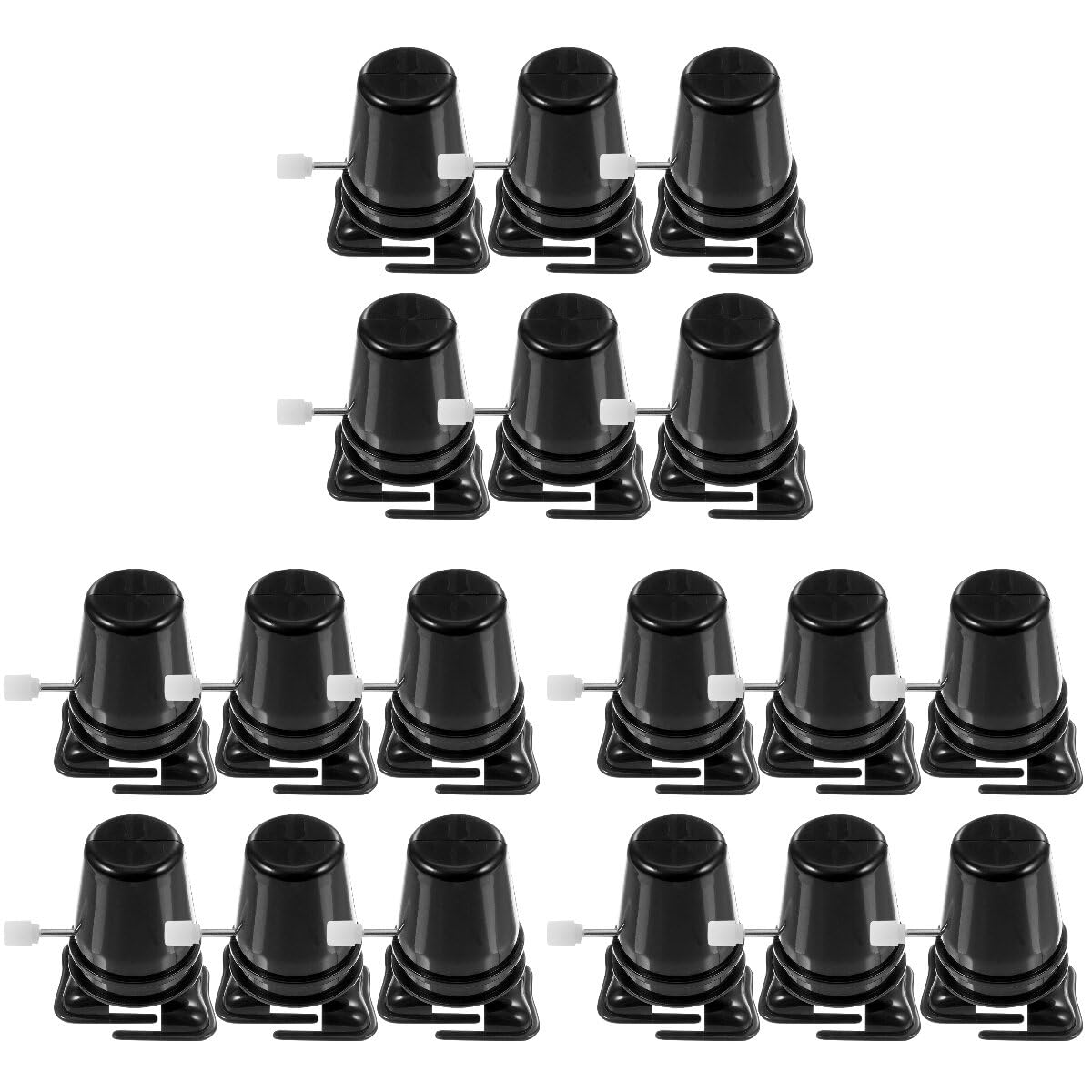 TOYANDONA Clockwork Legged Robot Toy Movements - 18 Pcs Replacement Wind up Toys Movement Mechanism - Diy Clay Material Part - for Repair Robot Spring Diy Craft Kids