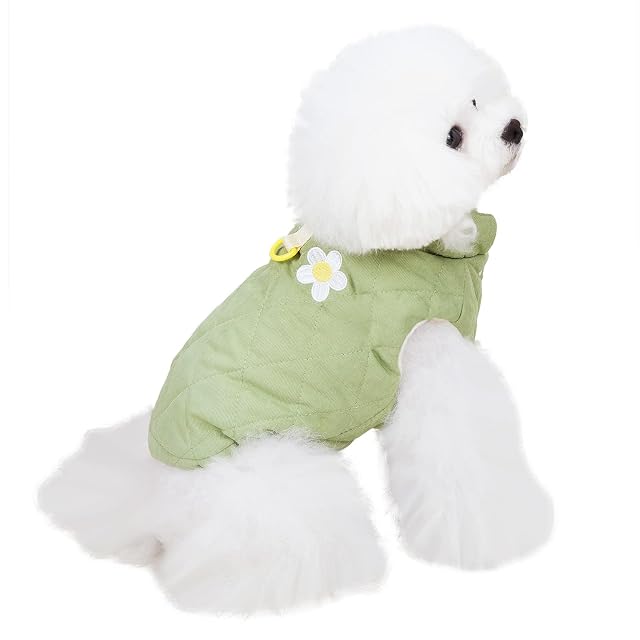 Foto 3 de 8 de Izefia Abrigo de Perro Abrigo de Clima Frío Chaqueta de Lana Chaqueta de Abrigo de Perro Abrigo de Invierno…