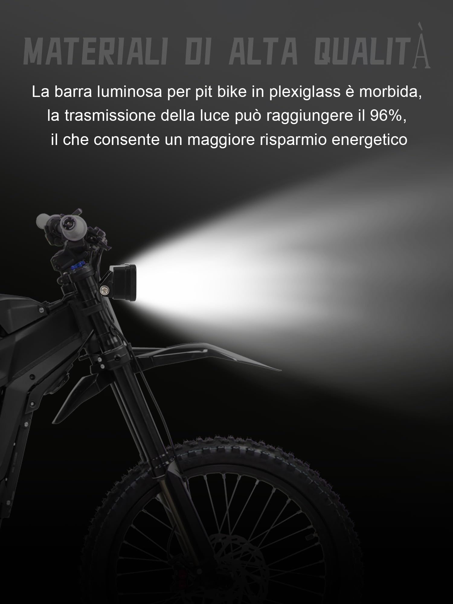 Fari per Motocicletta Luci Anteriori per Moto da Cross per Talaria Sting R MX4 MX3 TL4000 TL3000 per Talaria 4000 con Interruttore Talaria, Luce Bianca