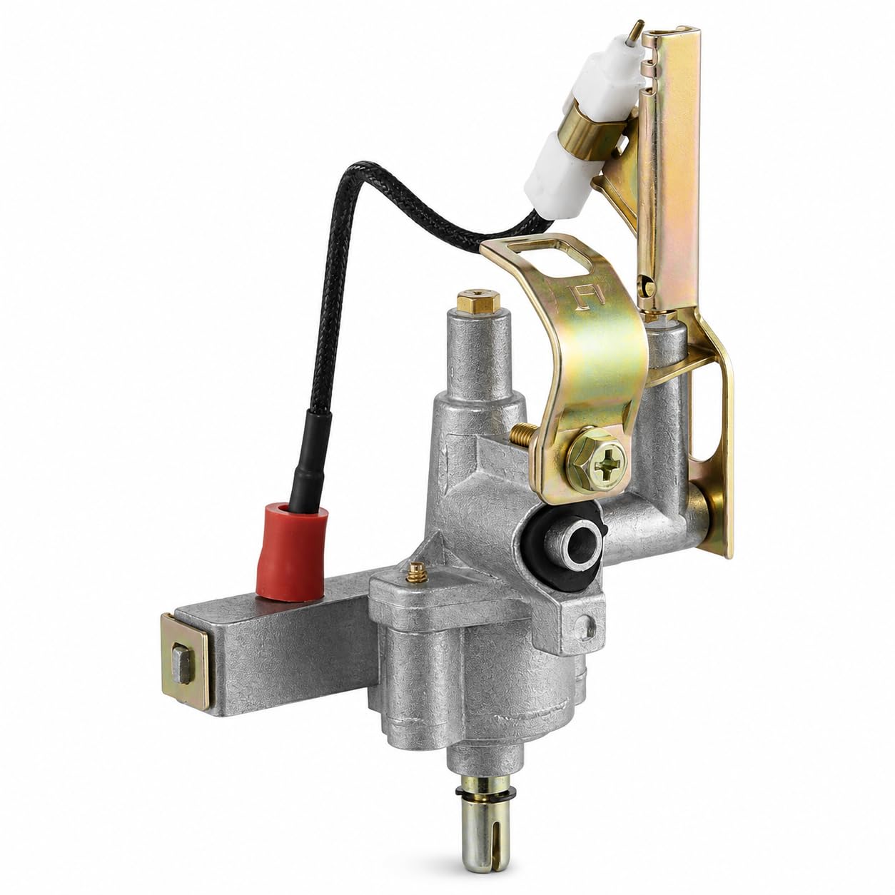 Gas Valve for Liquid Propane Grills by Glownary – Steel, Gray, Model 554bypgasvlv