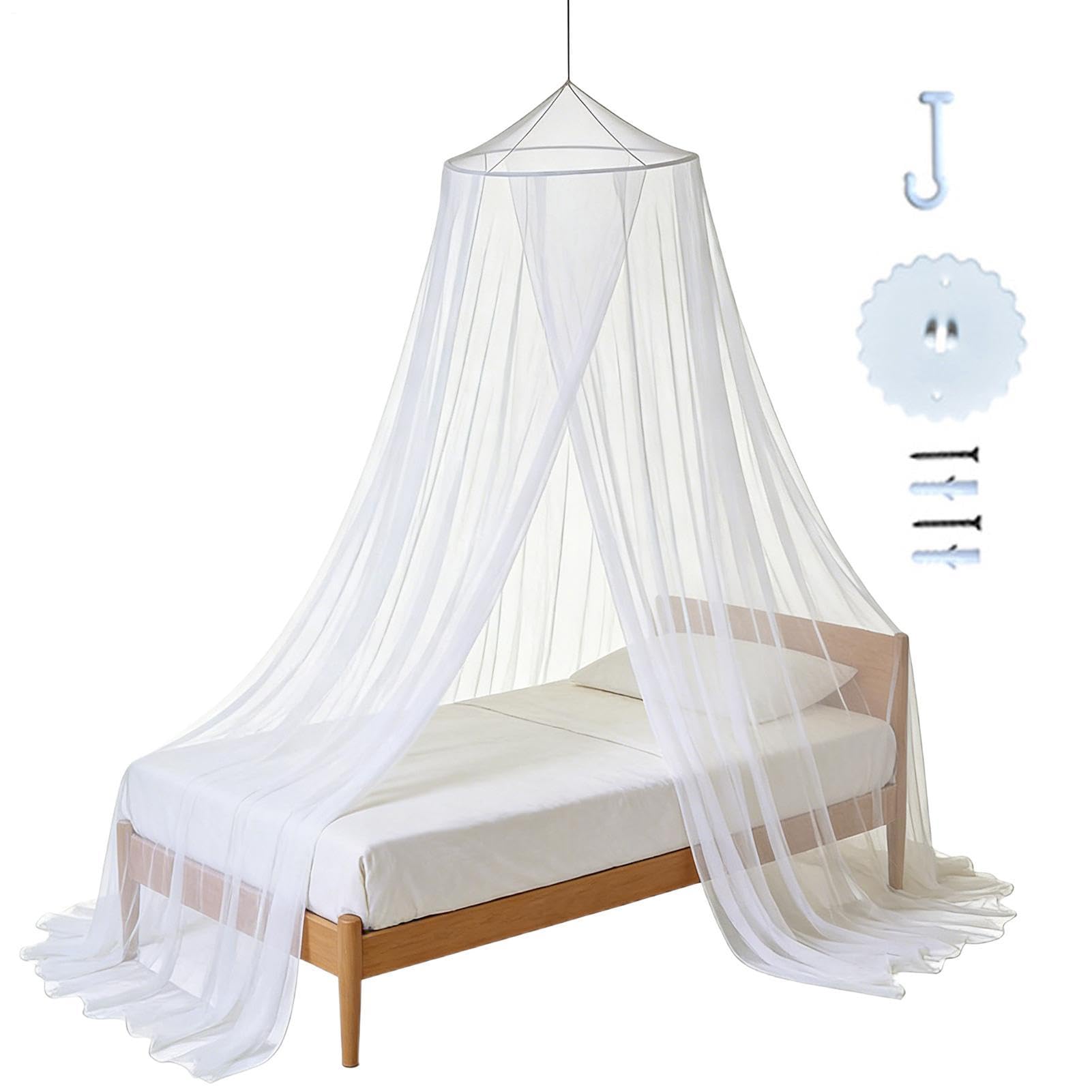 Toldo para cama de apartamento decoración elegante contra estancias frías de dormitorio