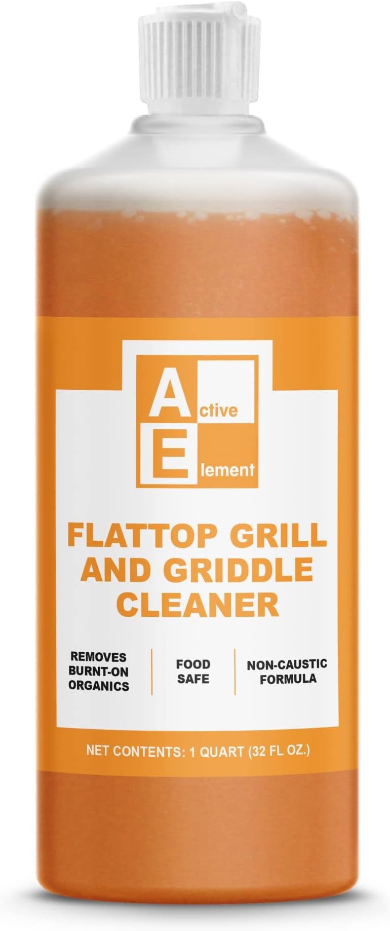 Flat Top Grill Cleaner – 32 fl oz | Griddle Cleaner, Removes Burnt-On Residue, Food Safe, Non-Caustic Formula, For Blackstone Grills