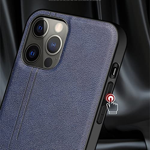 Coque en cuir iPhone 13 Pro Max style business vintage luxe chic
