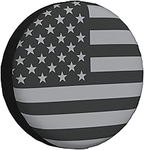 Spare Tire Cover Flag Weatherproof Universal Wheel Protec...