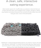 Vista 2 de Alfombrillas Forager® de Pet Parents®, alfombrilla de snuffle para perros con tecnología SoftSnout y respaldo antideslizante, cuencos