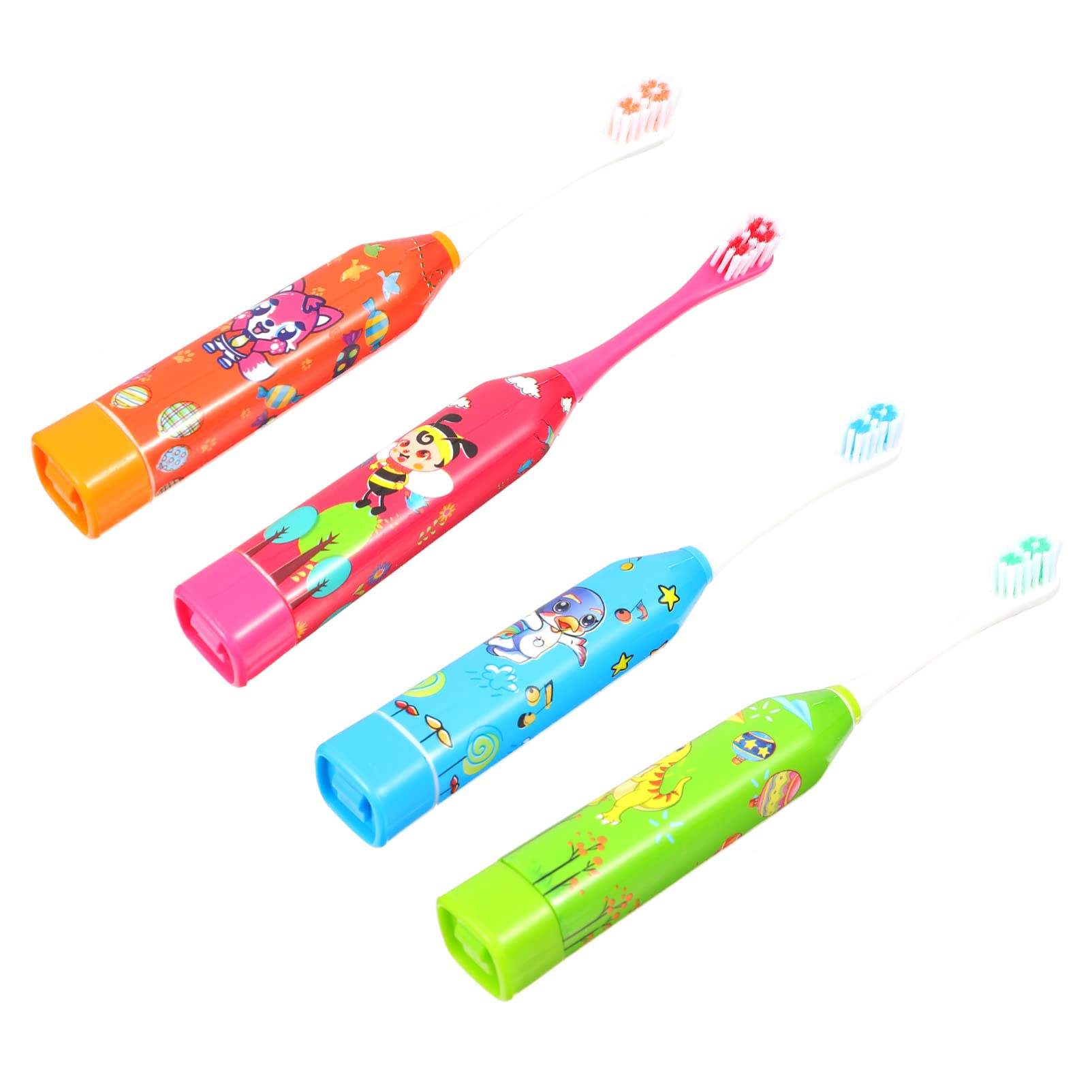 Gatuida 8stücke Vollautomatische Elektrische Kinderzahnbürsten Mit Schalltechnologie Bunte Designs Für Effektive Zu Zähnen Und Zahnfleisch