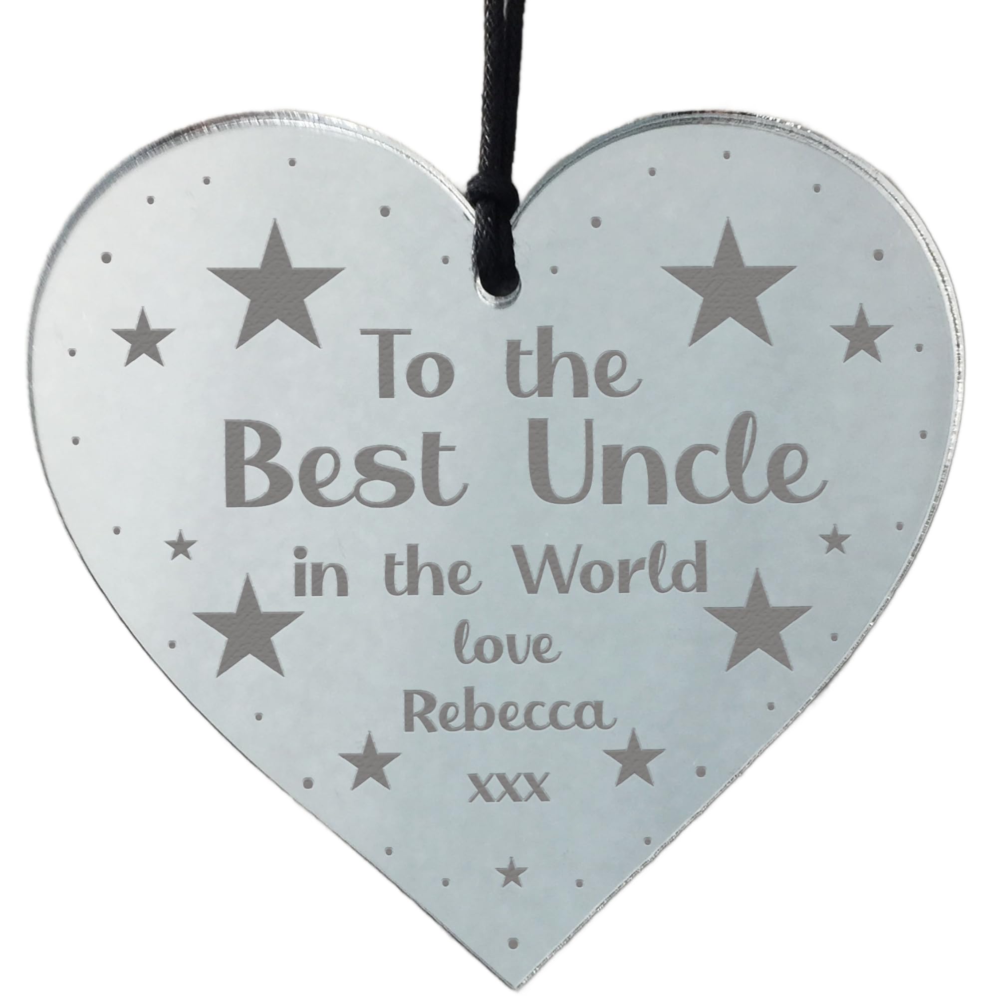 Personalised Uncle Gift For Birthday Christmas Thank You Gift For Him Keepsake