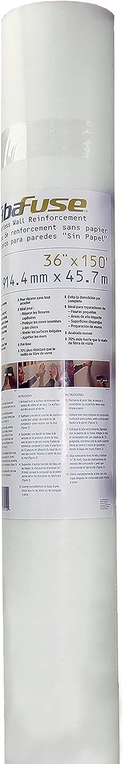 FibaFuse 36 inch x 150 feet Paperless Wall Reinforcement