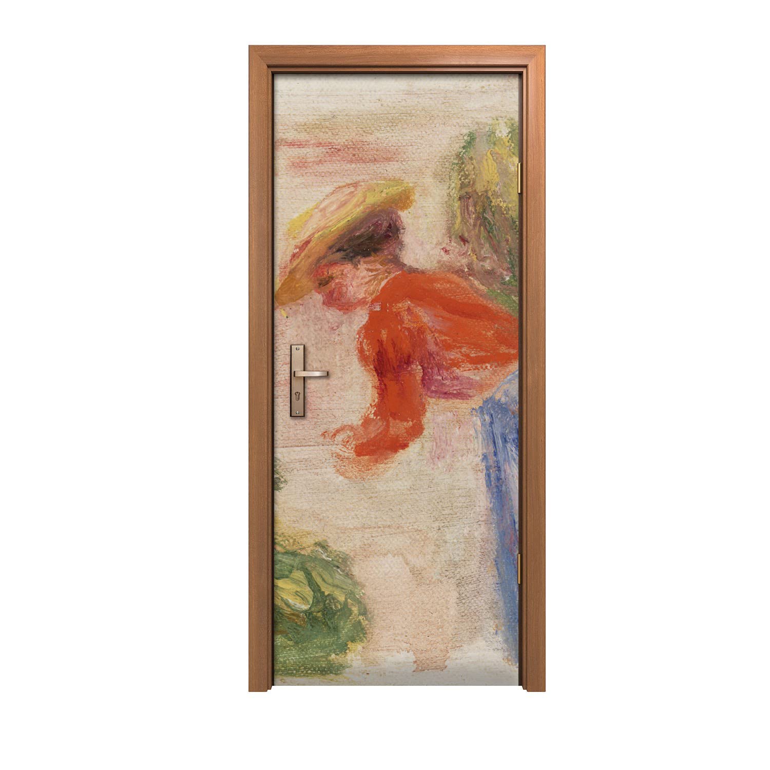 Autocollant de porte 90x200cm grand format au design mural moderne