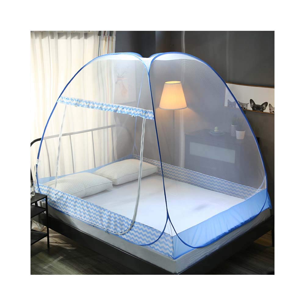 Moustiquaire de voyage portable pliante sans montage pour éviter les piqûres
