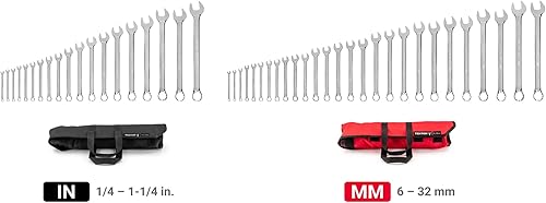 Vista 62 de TEKTON WCB94101 - Juego de llaves combinadas con bolsa, 11 piezas (1/4 a 3/4 pulgadas)