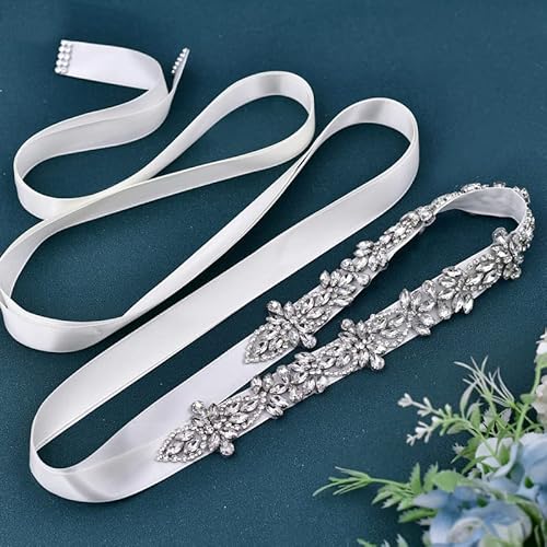 Hongmei Rhinestone Bridal Belt Wedding Dress Belt Elegant Wedding Belt Sashes #TOP3