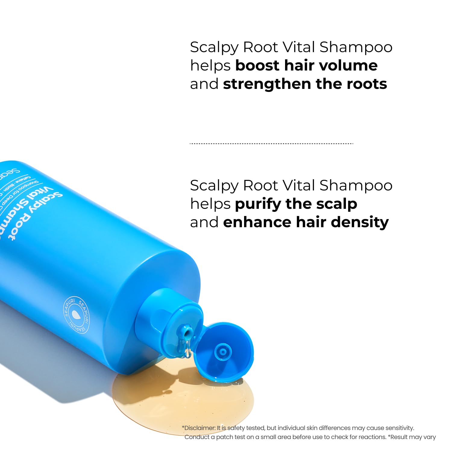 Scalpy Root Vital Shampoo | Instant Root Lift & Hair Thickening with Polyphenol | Caffeine Scalp Energizer for Thinning Hair | Volumizing Treatment | Deep Purifying & Relief | K-Beauty Hair Care