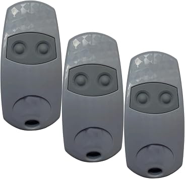 TOP-432EE Handheld Transmitter 433.92MHz Gate and Garage Door Remote Control Compatible Top432NA/432/432EV/432A/432M/432S T432/CAME 432433.92MHz Silver, XLL-CRS002