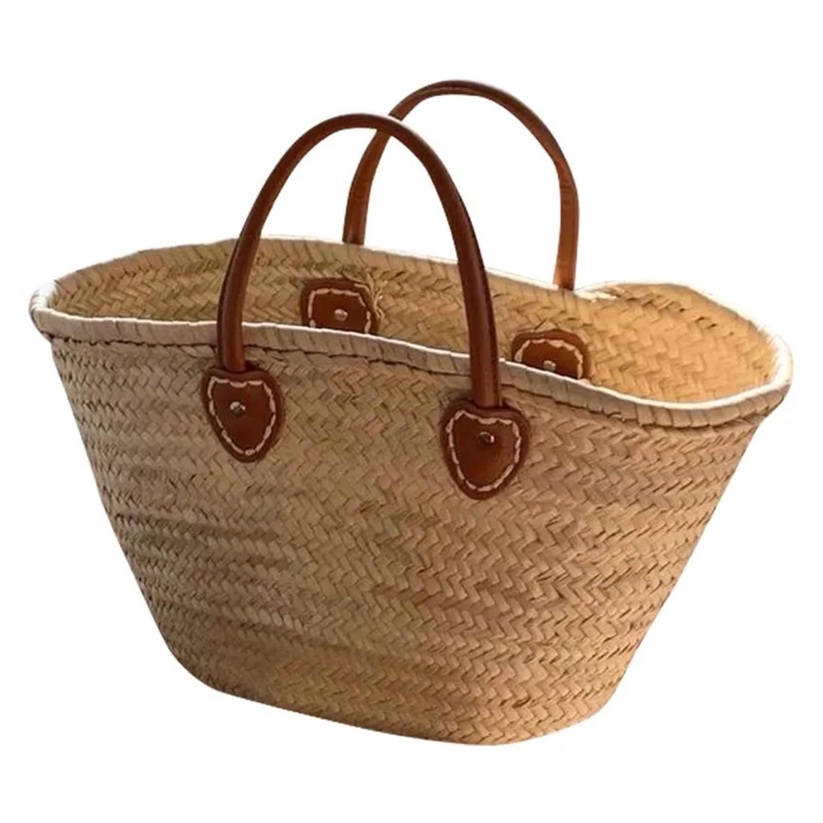 Sac de plage en rotin SCHIK grand volume tressé robuste - 8