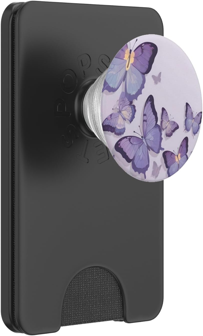 Alluring Butterfly Purple Butterflies PopSockets PopGrip for MagSafe