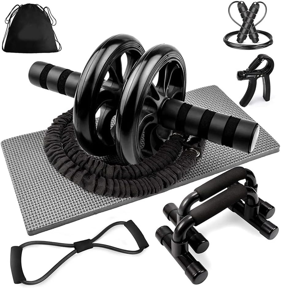 Resistance Bands Set Hand Grip Strengthener Machine Jump Rope Exercise Workout Home Gym Fitness Trainer