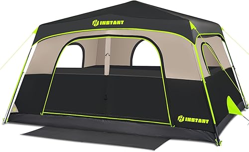 Tienda de campaña instantánea para 468 personas, tiendas de campaña impermeables para acampar con lluvia, 60 segundos de fácil instalación, tienda