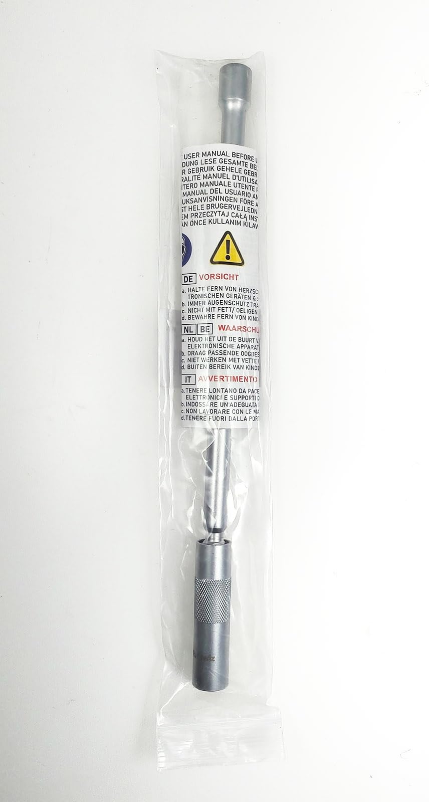 Toolwiz Gniazdo świecy zapłonowej 14 mm z przedłużeniem 31 cm, napęd 3/20.3 cm, 12-punktowy, obrotowy 360 stopni, cienkościenne, magnetyczne gniazdo świecy zapłonowej, pasuje do większości pickupów
