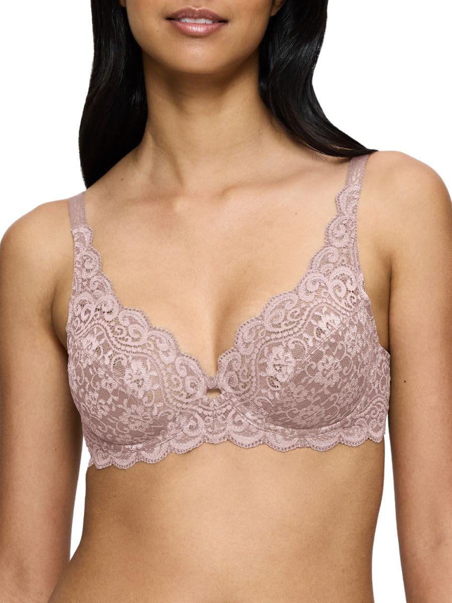 Triumph Women's Mauve Rose Amourette W High Apex Bra Pink 32B