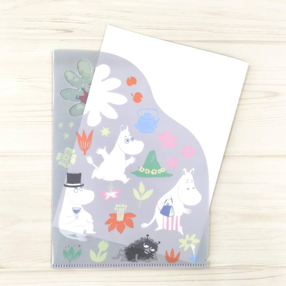 Amazon | 学研ステイフル ムーミン クリアファイル A5 3ポケット