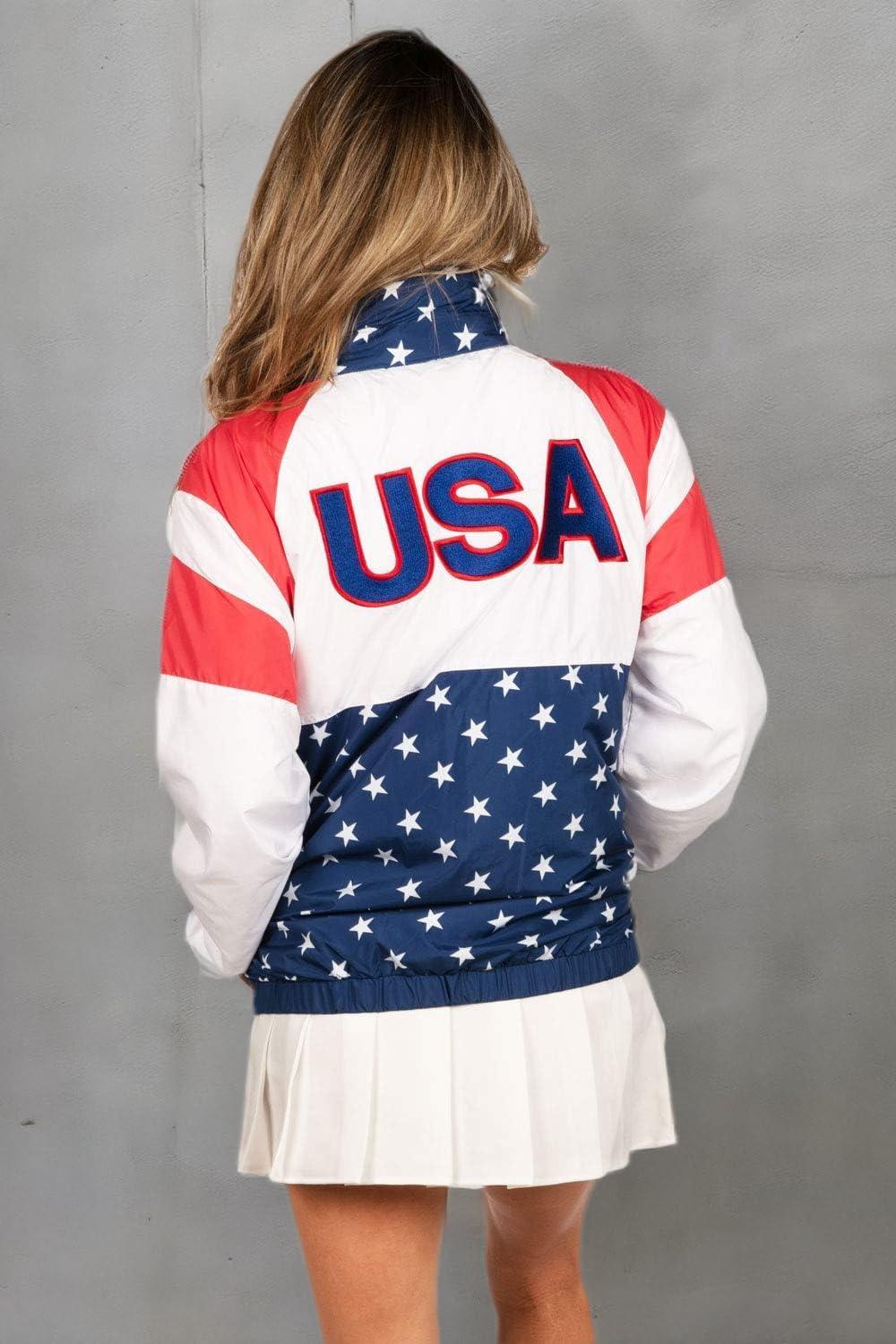 Tipsy Elves Windbreaker Jackets - Retro 80’s & 90's Hooded Windbreaker Jacket