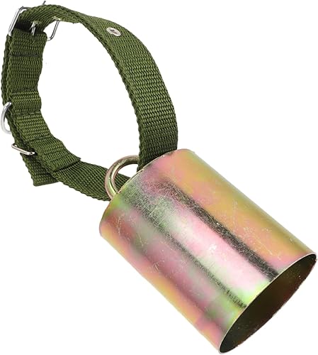 Miniatura 1 de Veemoon 1 juego de campanas de ganado y oveja, collar de cabra para mascotas, collar de cabra con campana, campanas de cabra de animales de granja,