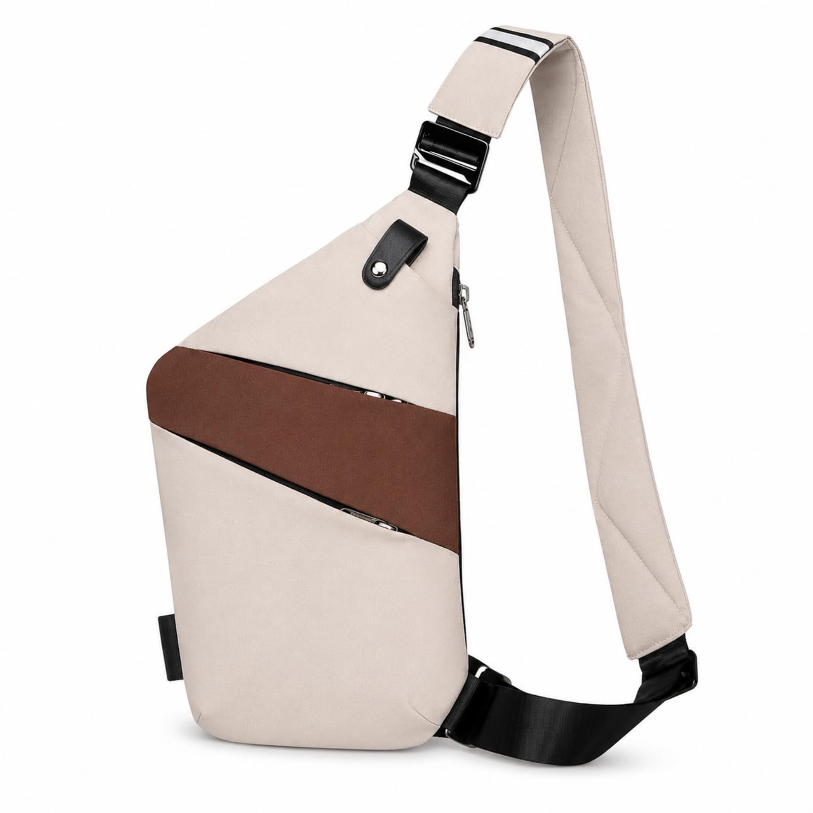 La Compatta Borsa Antifurto a Tracolla da Uomo Compatta Leggera e Resistente con Tasche Interne per Turismo Ufficio e Mezzi Pubblici