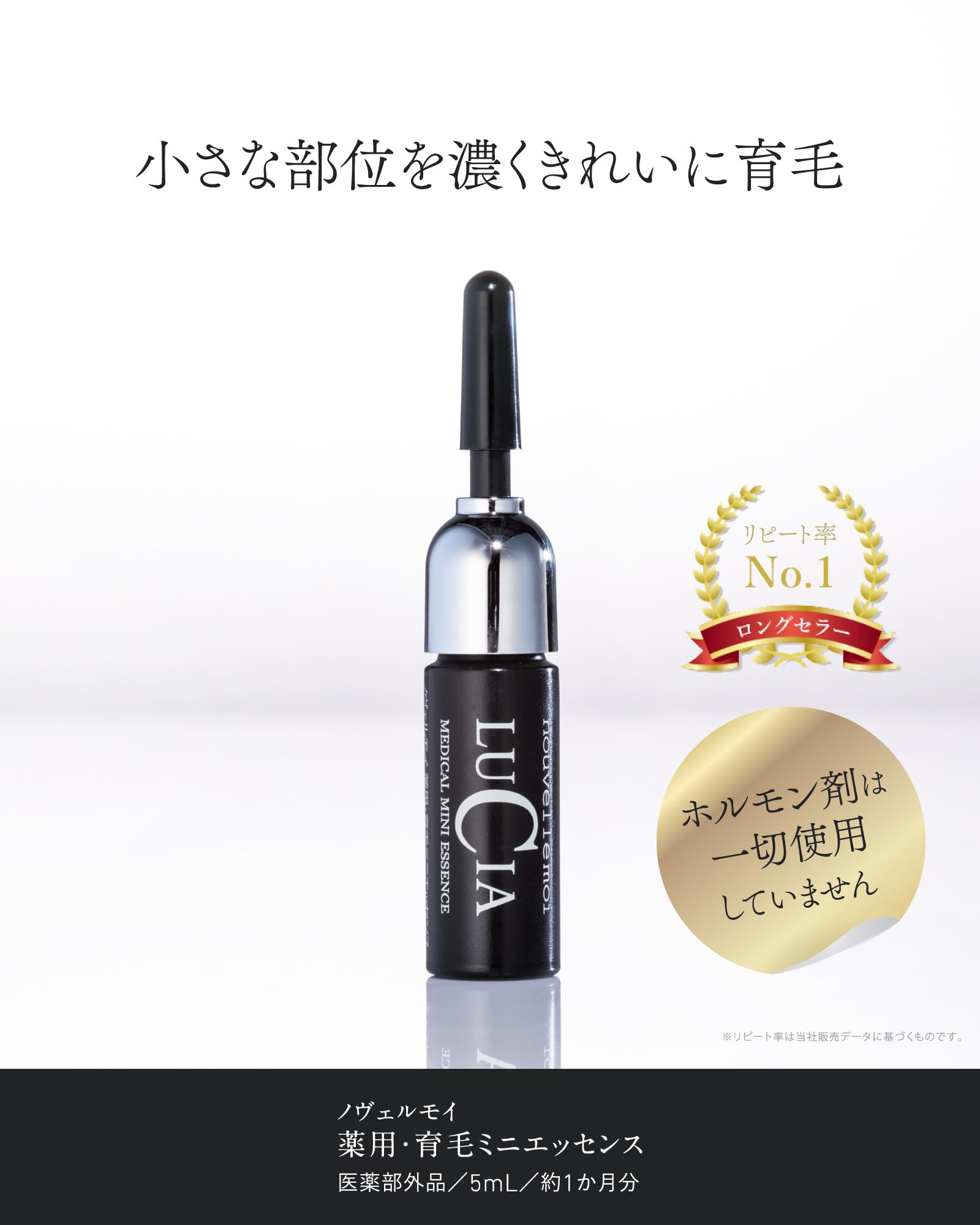 Amazon | 【育毛専門メーカーのルチア】 ピンポイント用育毛剤