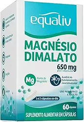 Equaliv Magnésio Dimalato 650mg 60 Cápsulas