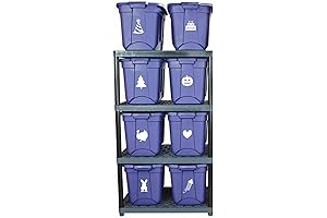 Large Holiday Storage Bin Decal Label For Organization