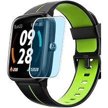3 Pack Anti Blue Light Screen Protector Film, Compatible with Mobvoi Tickasa Vibrant smart watch Smartwatch TPU Guard Not Tempered Glass Protectors