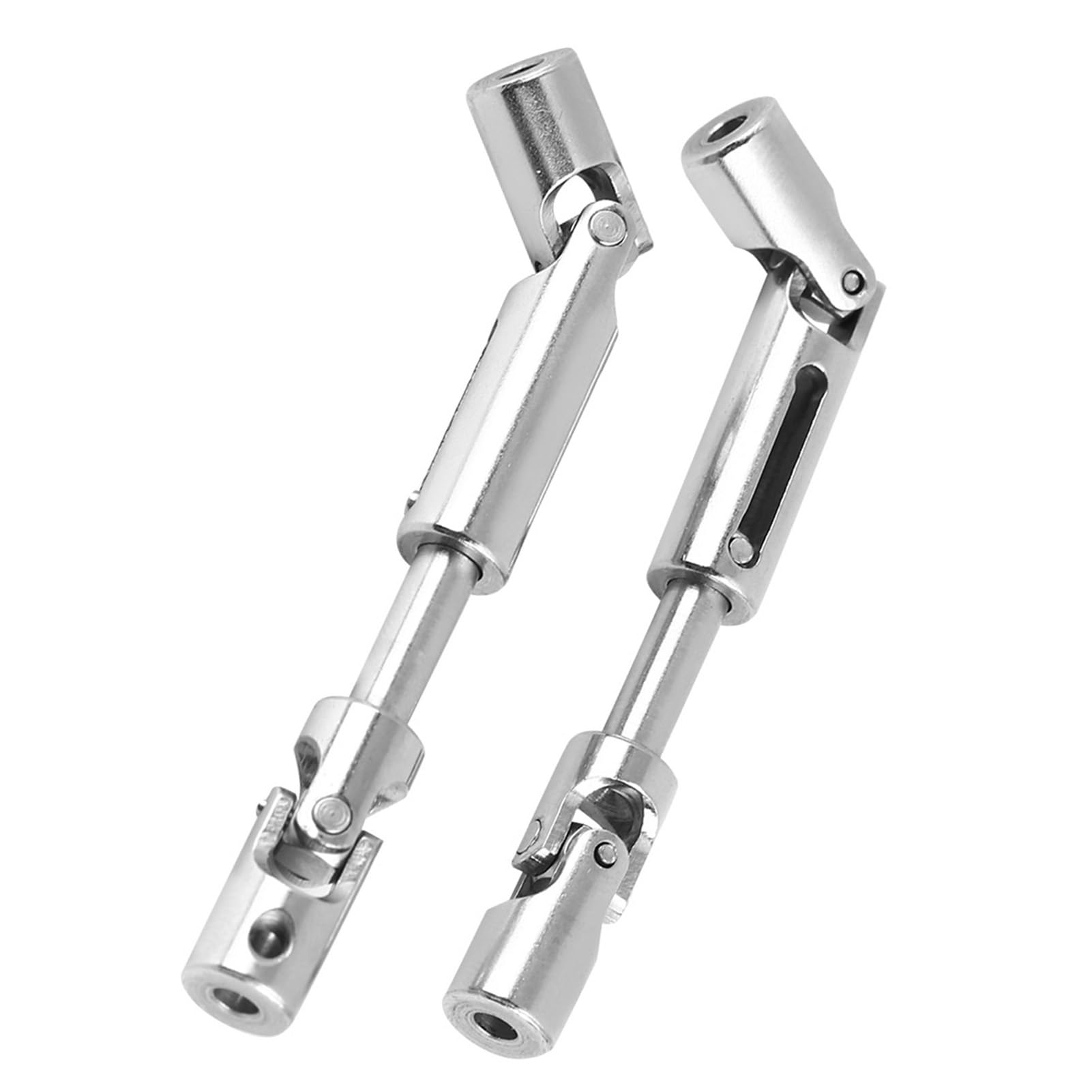 Zdalnie Sterowany Samochód Rc Akcesoria Metal Wpl C24 Części do Modernizacji 2 szt. Akcesoria do Modernizacji Metalowy wał Napędowy do Wpl 1/16 Rcy Truck Silver