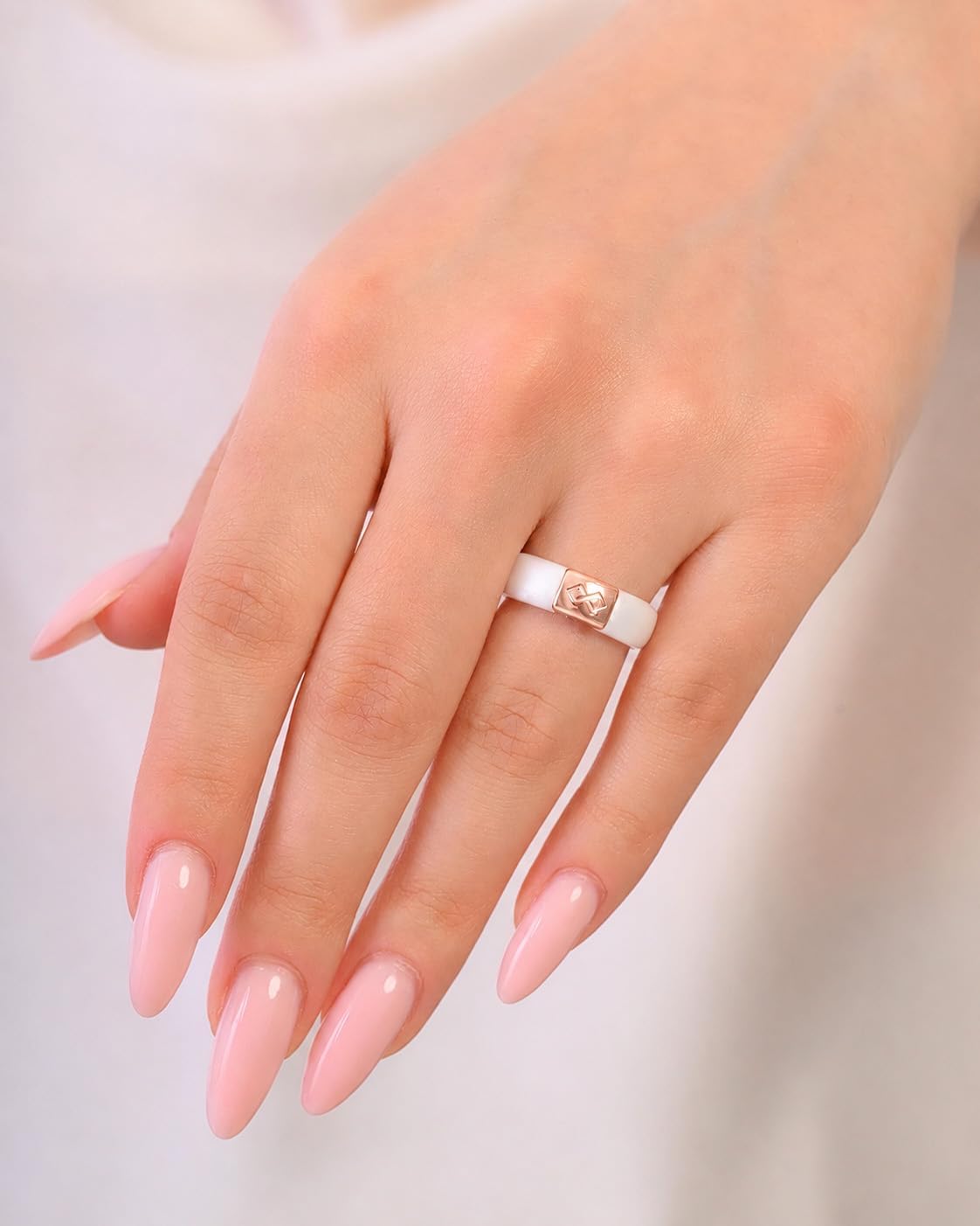 Rinfit Silicone Rings for Women 6mm Wide & Men 7mm Wide, 2mm Thick - Silicone Wedding Bands- Infinity Ring with Metal Plate - Patented Design