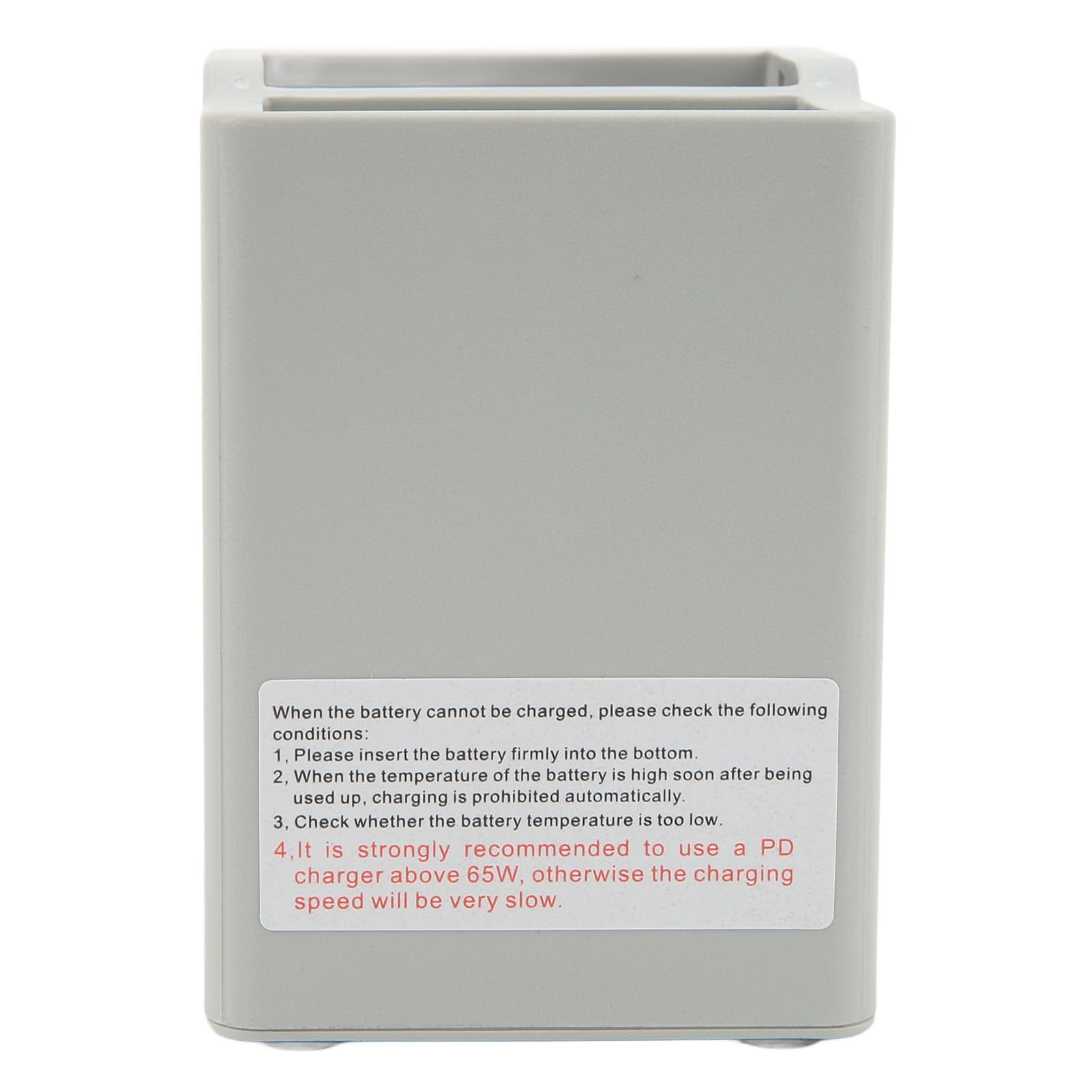 Domary Hub di Ricarica a 2 Vie PD Caricatore Batteria a Colori di Ricarica Rapida USB LCD Caricatore della Batteria per Mini 3 Drone Grigio