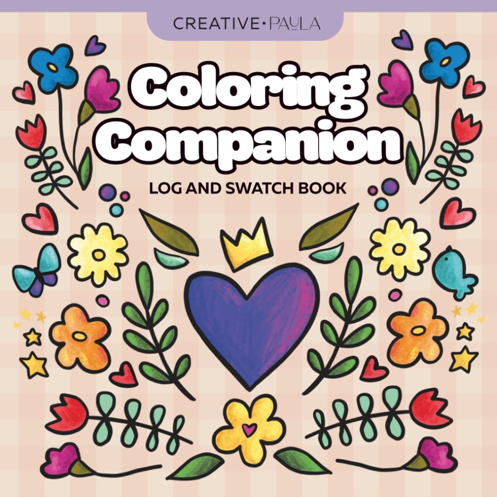 Coloring Companion: Swatch, pattern, and log book. Keep all your references in one book!