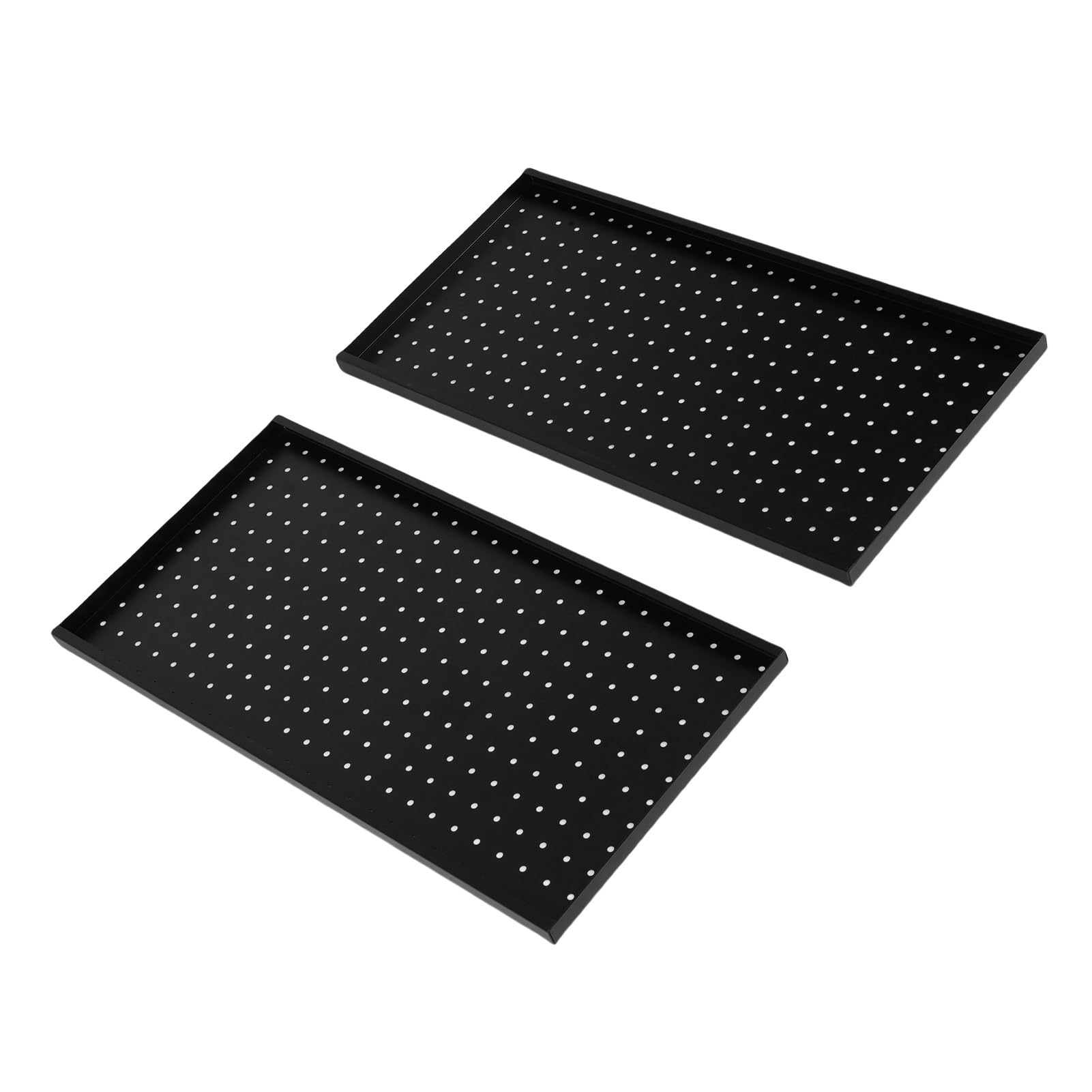 Organizador de pared de tablero perforado de alta resistencia, panel de pared perforado de metal, organizador de herramientas montado en la pared para tienda, almacén, acero de