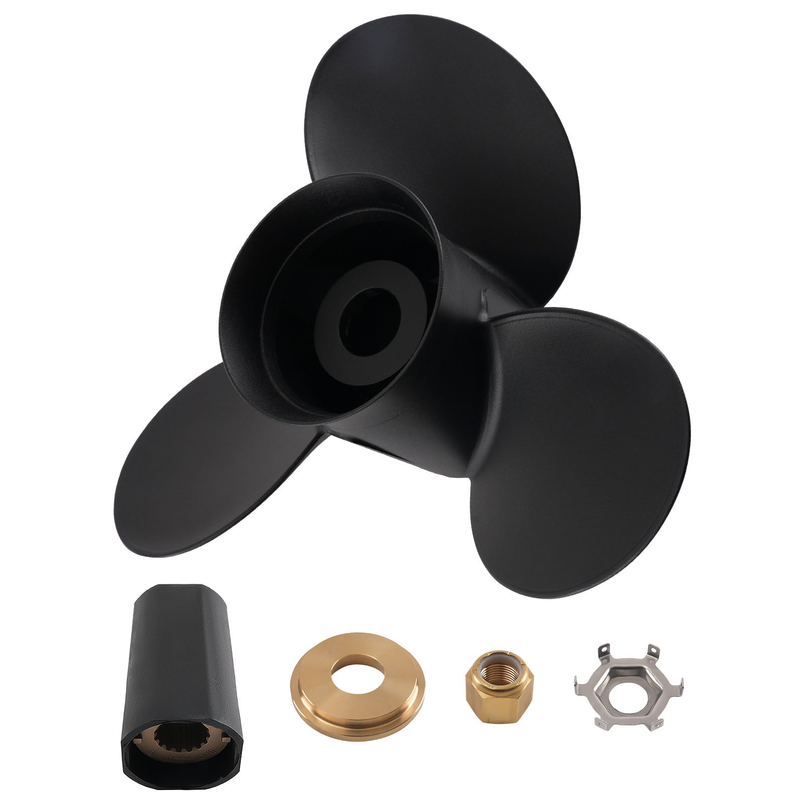 maXpeedingrods 3 Blades 15 1/4 X 15 Aluminum Outboard Boat Propeller for Mercruiser Alpha One &Mercury Outboard Motos 135-300 HP 15 Spline Tooth, Parts No# 48-78116A45