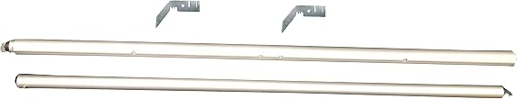 OnlineEEI, Double Layer Adjustable Crossbar and Hangers for use with Pipe and Drape Kit, 8-10ft Width