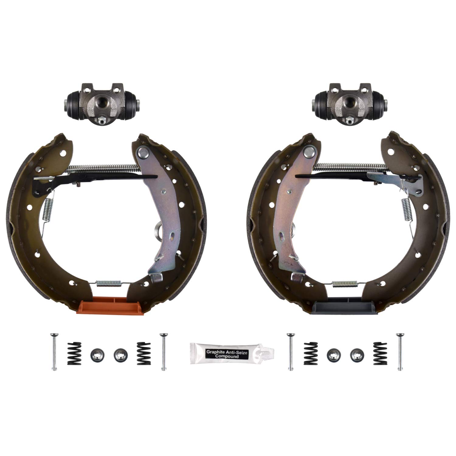 Fits FEBI HAMULCE 37486 BRAKE SHOE SET WITH ADDITIONAL PARTS  ⭐UK Stock⭐